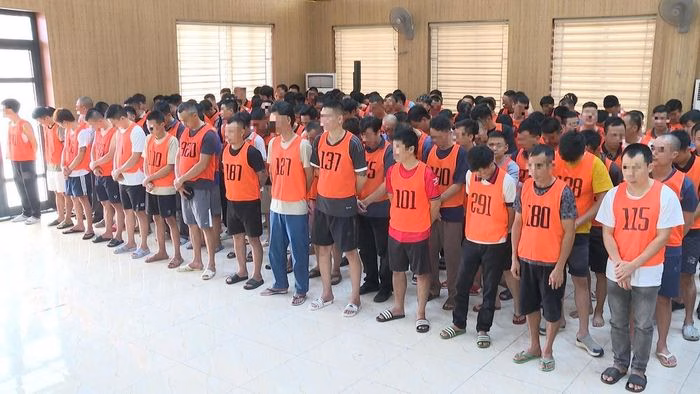 Cơ quan điều tra làm rõ vai trò của các đối tượng trong đường dây tổ chức đánh bạc quy mô lớn. Ảnh: Bộ Công an.