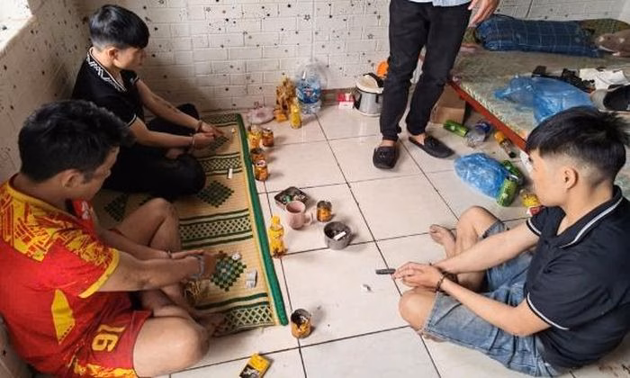 Hiện trường vụ việc do Công an xã Tiên Du ghi nhận.