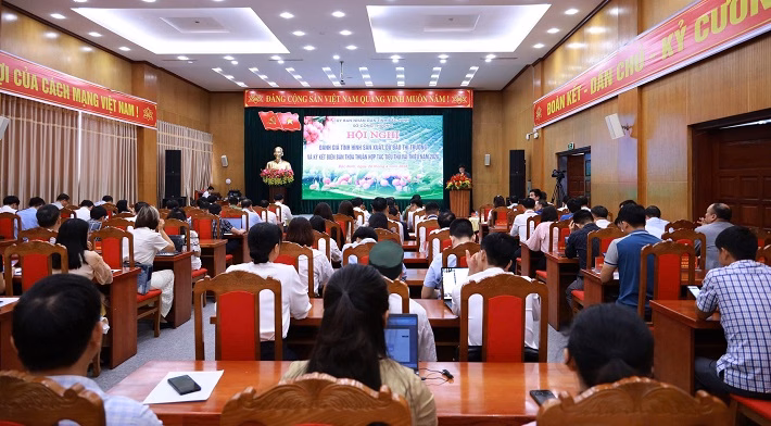 Toàn cảnh Hội nghị xúc tiến tiêu thụ vải thiều 2026 tại Bắc Ninh
